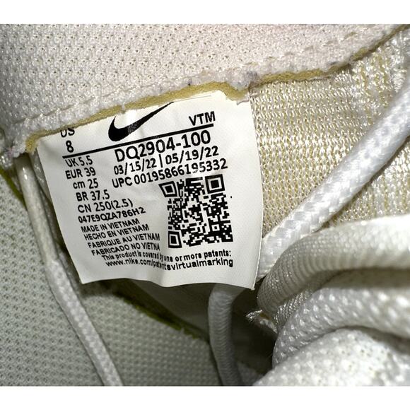 Nike Air Max Size 8 Interlock Summit White Light Smoke Grey - Picture 6 of 7